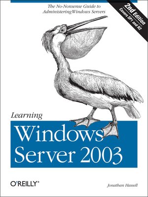 cover image of Learning Windows Server 2003